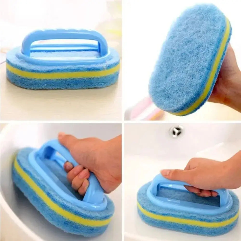 Esponja de Limpieza con Mango Ergonómico – Antihongos, Multiusos para Cocina y Baño