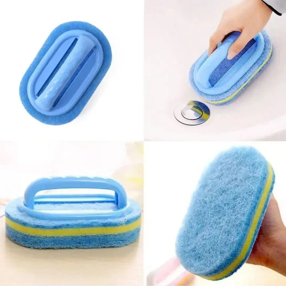 Esponja de Limpieza con Mango Ergonómico – Antihongos, Multiusos para Cocina y Baño